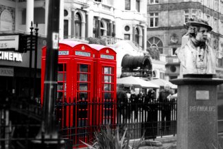 London telephone box