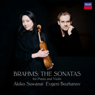 Brahms Akiko Suwanai Album Cover